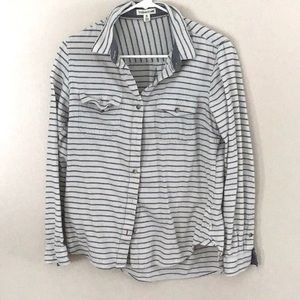 Toad & Co Flannel Button Down Size S